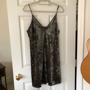 Velvet Slip Dress